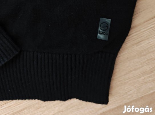 Smog vékony kötött sportos férfi pulóver S-M