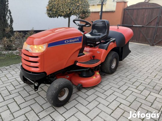 Snapper fűgyűjtős fűnyíró traktor eladó 