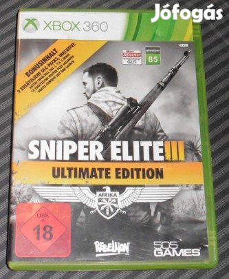 Sniper Elite 3. Ultimate Ed. (mesterlövészes) Gyári Xbox 360 Játék