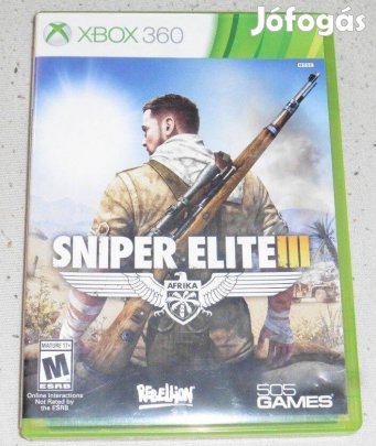 Sniper Elite 3. (mesterlövészes) Gyári Xbox 360 Játék akár féláron