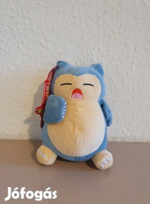 Snorlax pokémon plüss 18cm Új számlával Készletről 1 típ Pokemonn