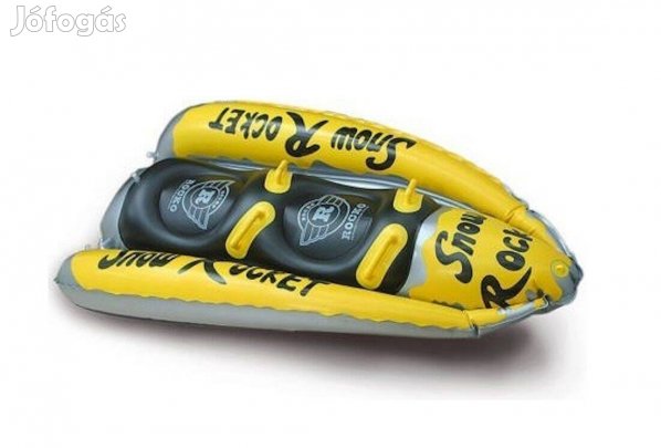 Snow Rocket felfújható 2 személyes szánkó hóra vagy vízre (vizi banán)