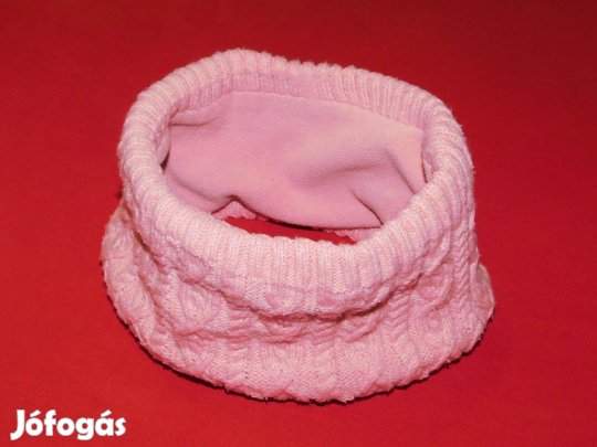 So Cute rózsaszín, kötött körsál, 52-56 cm