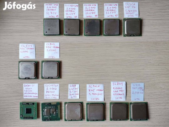 Socket 478 és 775 Processzorok