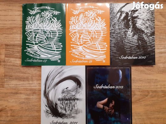 Sodrásban - Amatőr költők antológiája (5 kötet, csak 3000 Ft)