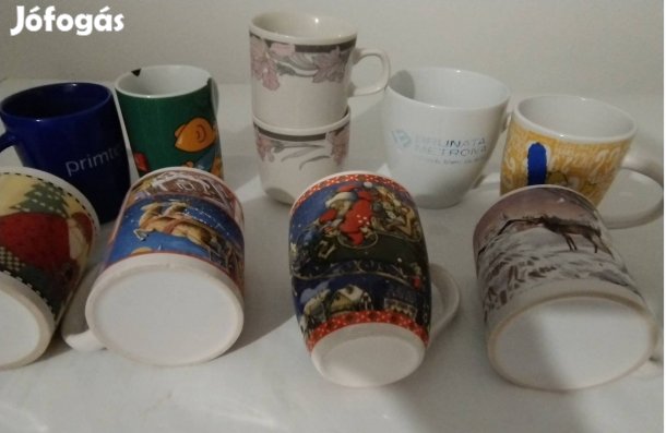 Sok csésze bögre eladó