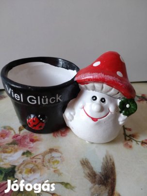 Sok szerencsét dekorativ kis kaspó