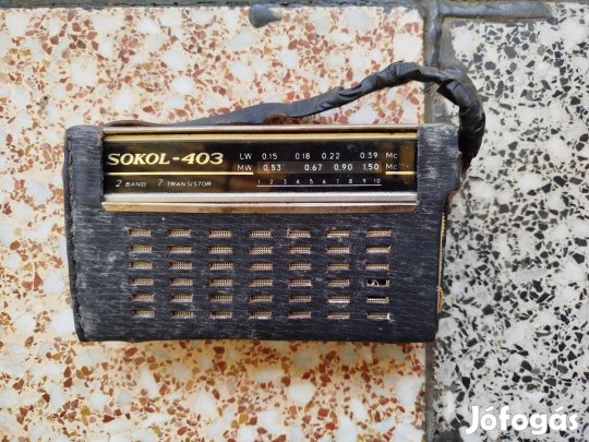 Sokol 403 rádió eladó 