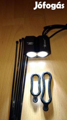 Solarstorm x2 led kerékpár bicikli első lámpa USB új