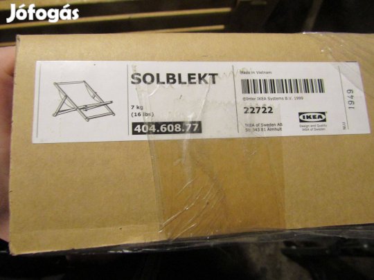 Solblekt új, bontalan IKEA napágy