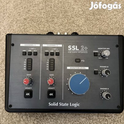 Solid State Logic SSL2+ profi stúdió usb külső hangkártya