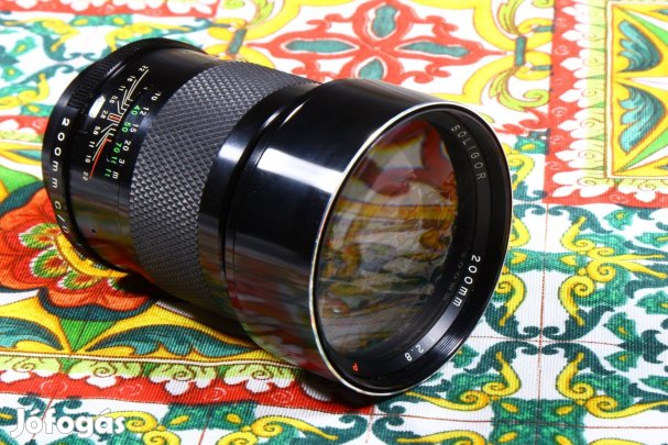 Soligor 2.8 200mm m42 objektív 