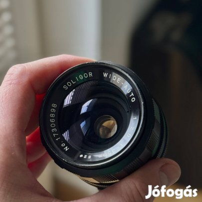 Soligor 35mm f/2.8 széles látószögű objektív