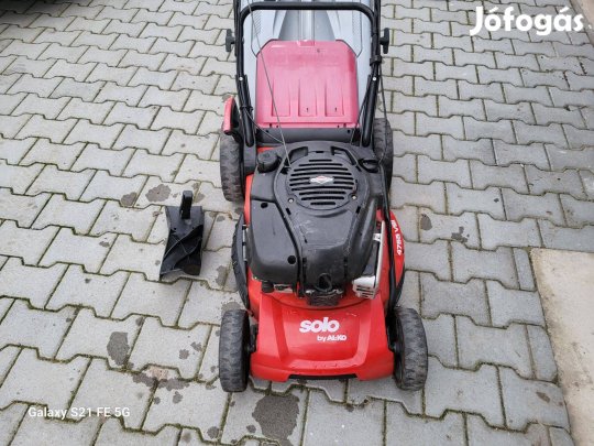 Solo: Briggs motoros - önjáró + gyűjtős+ mulcsozós fűnyíró