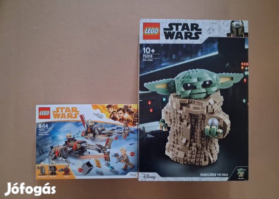 Solo + Mandalorian bontatlan Star Wars LEGO 75215 Légrobogók + 75318 u