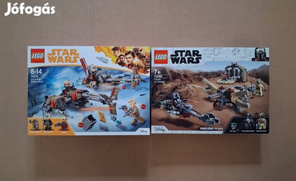 Solo + Mandalorian bontatlan Star Wars LEGO 75215 + 75299 utánv