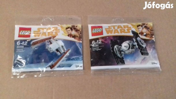 Solo bontatlan Star Wars LEGO 30381 TIE Fighter + 30498 Hauler utánvét