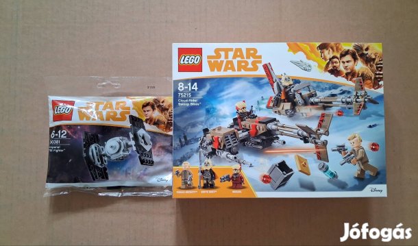 Solo bontatlan Star Wars LEGO 30381 TIE + 75215 Légrobogók utánvét