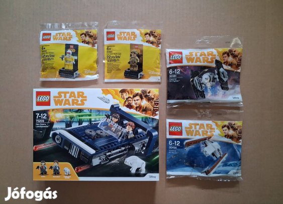 Solo bontatlan Star Wars LEGO 40299 + 40300 + 30381 + 30498 + 75209 ut