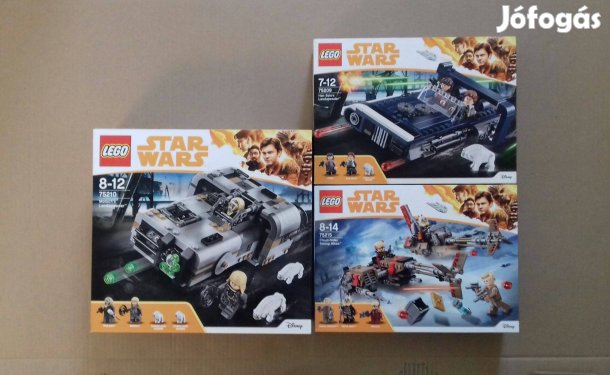 Solo bontatlan Star Wars LEGO 75209 + 75210 Moloch + 75215 utánvét Fox