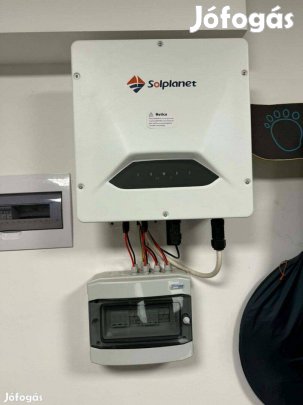 Solplanet ASW15K-LT napelemes inverter szinte új 2 hónapot használt