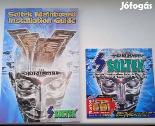 Soltek alaplap kézikönyv + CD