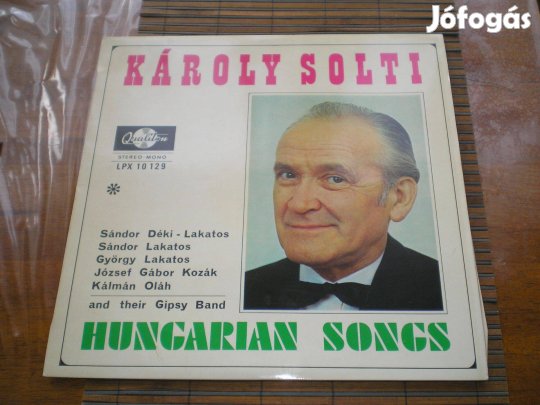 Solti Károly - Magyar nóták bakelit lemez hibátlan állapot