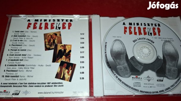 Somló Dés Geszti A Miniszter félrelép filmzene Cd 1997