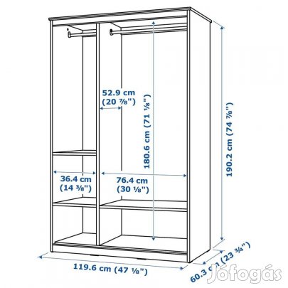 Songesand Gardróbszekrény