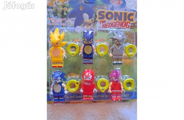 Sonic 6 darabos építhető figura