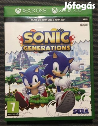 Sonic Generations (mászkálós) Gyári Xbox 360, Xbox ONE, Series X Játék
