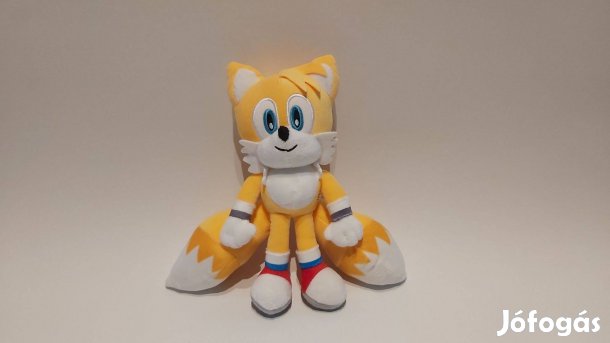 Sonic a Sündisznó Tails plüss 30 cm Új számlával készleten