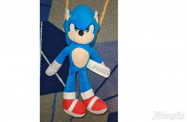 Sonic a sündisznó 2 eredeti plüss (28 cm)