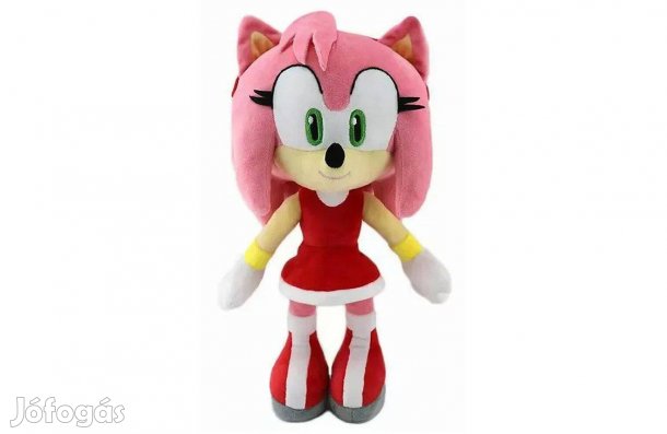 Sonic a sündisznó - Amy Rose jellegű plüss 30 cm Új Verzió