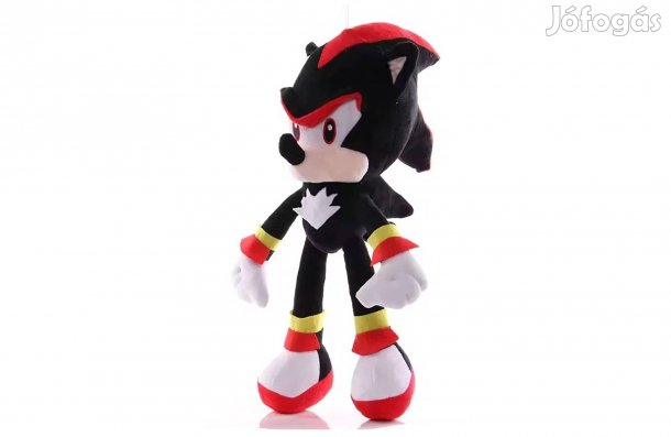 Sonic a sündisznó - Fekete Shadow Sonic jellegű plüss 15 cm
