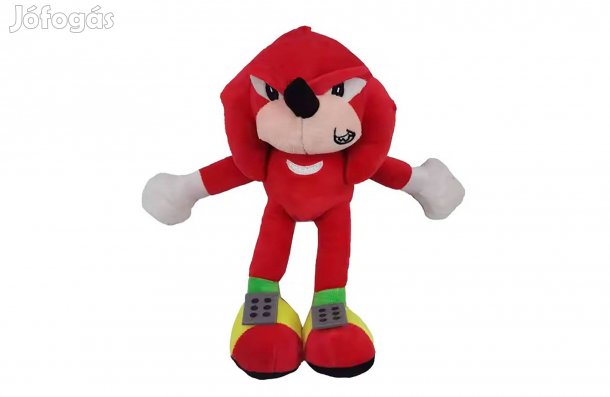 Sonic a sündisznó - Knuckles jellegű plüss 15 cm