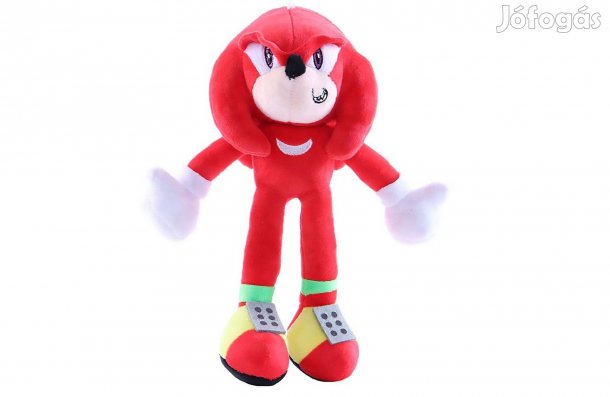 Sonic a sündisznó - Piros Knuckles jellegű plüss 20 cm
