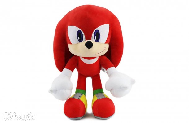Sonic a sündisznó - Piros Knuckles jellegű plüss 30 cm