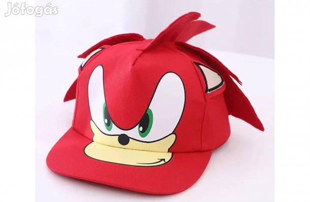 Sonic a sündisznó - Piros Knuckles jellegű sapka
