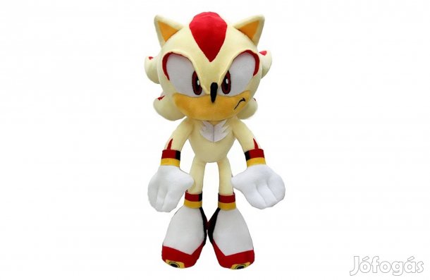 Sonic a sündisznó - Super Shadow Sonic jellegű plüss 28 cm