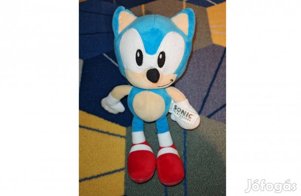 Sonic a sündisznó kék eredeti plüss (32 cm)