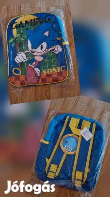 Sonic mintás ovis hátizsák