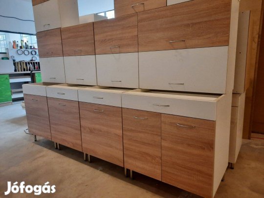 Sonoma-fehér konyhabútor (AN121)