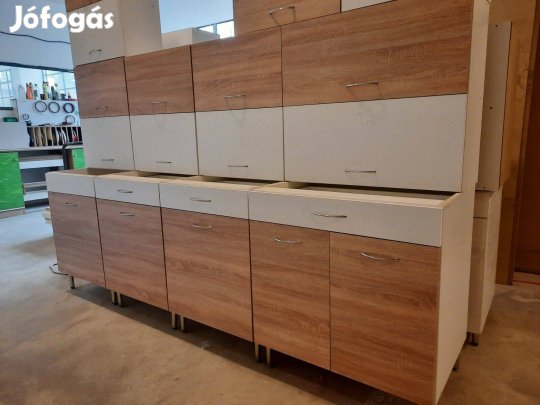 Sonoma-fehér konyhabútor (AP121)