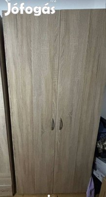 Sonoma színű 2ajtós szekrény
