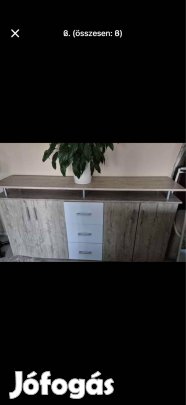 Sonoma tölgy Komód 