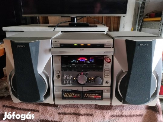 Sony 140 Wattos nagy teljesitményű hifi torony .