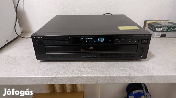 Sony 5 lemezes CD lejátszó újszerű állapotban eladó 