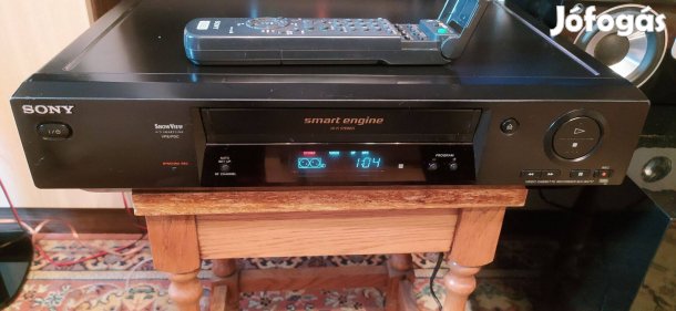 Sony 6 fejes hifisztereó videómagnó távkapcsolóval eladó