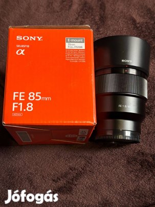Sony 85MM f1.8- Dobozos , hibátlan!